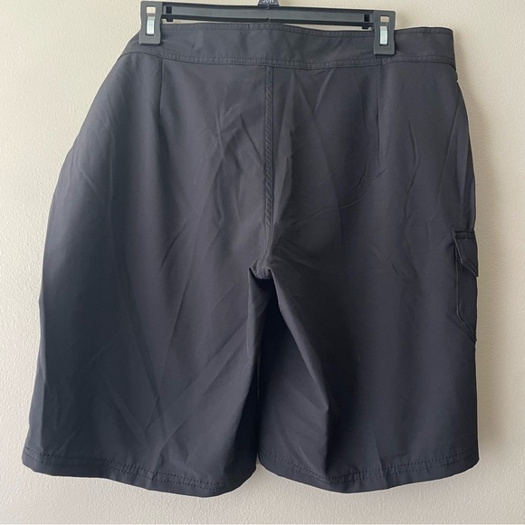 KANU NWT Surf Black Board Shorts-4Way Stretch, Quick Dry, and Sun Protection - Picture 2 of 8